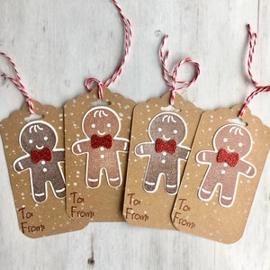 Set of 4 gift tags, Set of gift tags, Christmas gift tags, Holiday gift tags, Rustic gift tags, Gift tags, Handmade