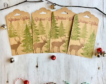 Set of Tags,Christmas Gift Tags, Xmas Gift Tags, Tags, Rustic Gift Tags, To and From Tags, Handmade