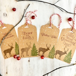 Set of Tags,Christmas Gift Tags, Xmas Gift Tags, Tags, Rustic Gift Tags, To and From Tags, Handmade