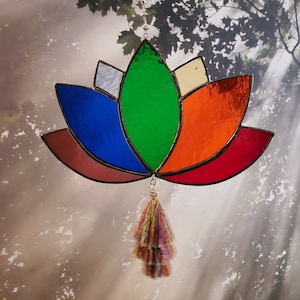 glas in lood lotus