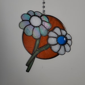 Gänseblümchen Glasmalerei