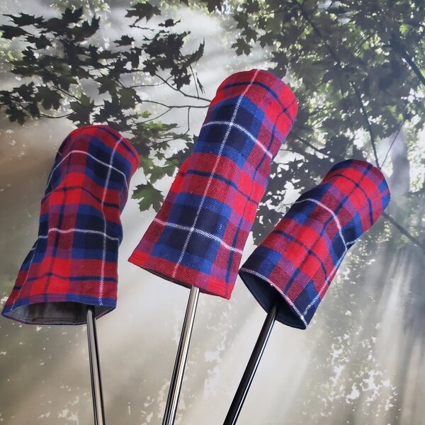 tartan headcovers for golfclubs