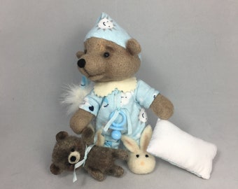 Oso fieltro de aguja