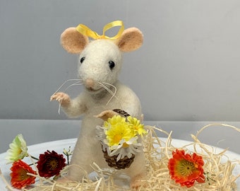 Aguja fieltro ratón