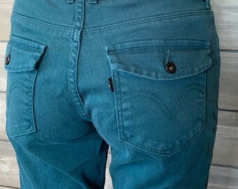 levis turquoise jeans