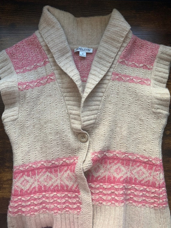 Sweater Vest | Pendleton Wool Vest | Button up Sw… - image 8