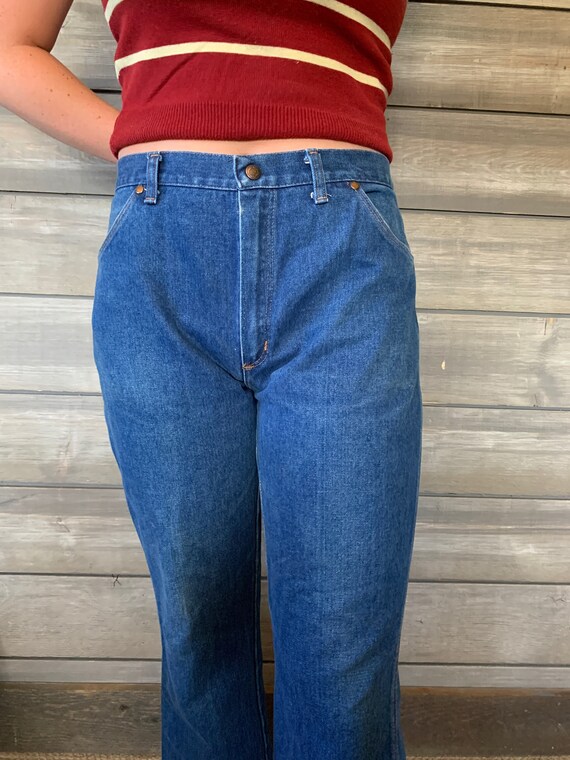 Vintage Wrangler Jeans | 1970's 401 High Waister … - image 3