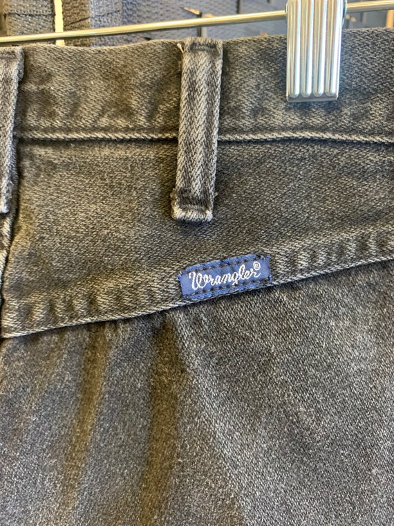 Black vintage wrangler jeans/ black jeans/ wester… - image 2