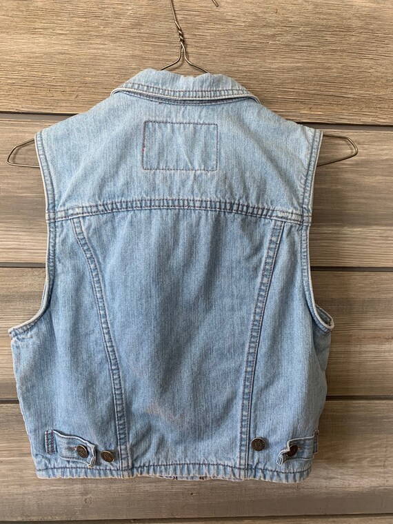 Vintage Kids Jean Vest | Outlaw Kids Jean Vest | … - image 5