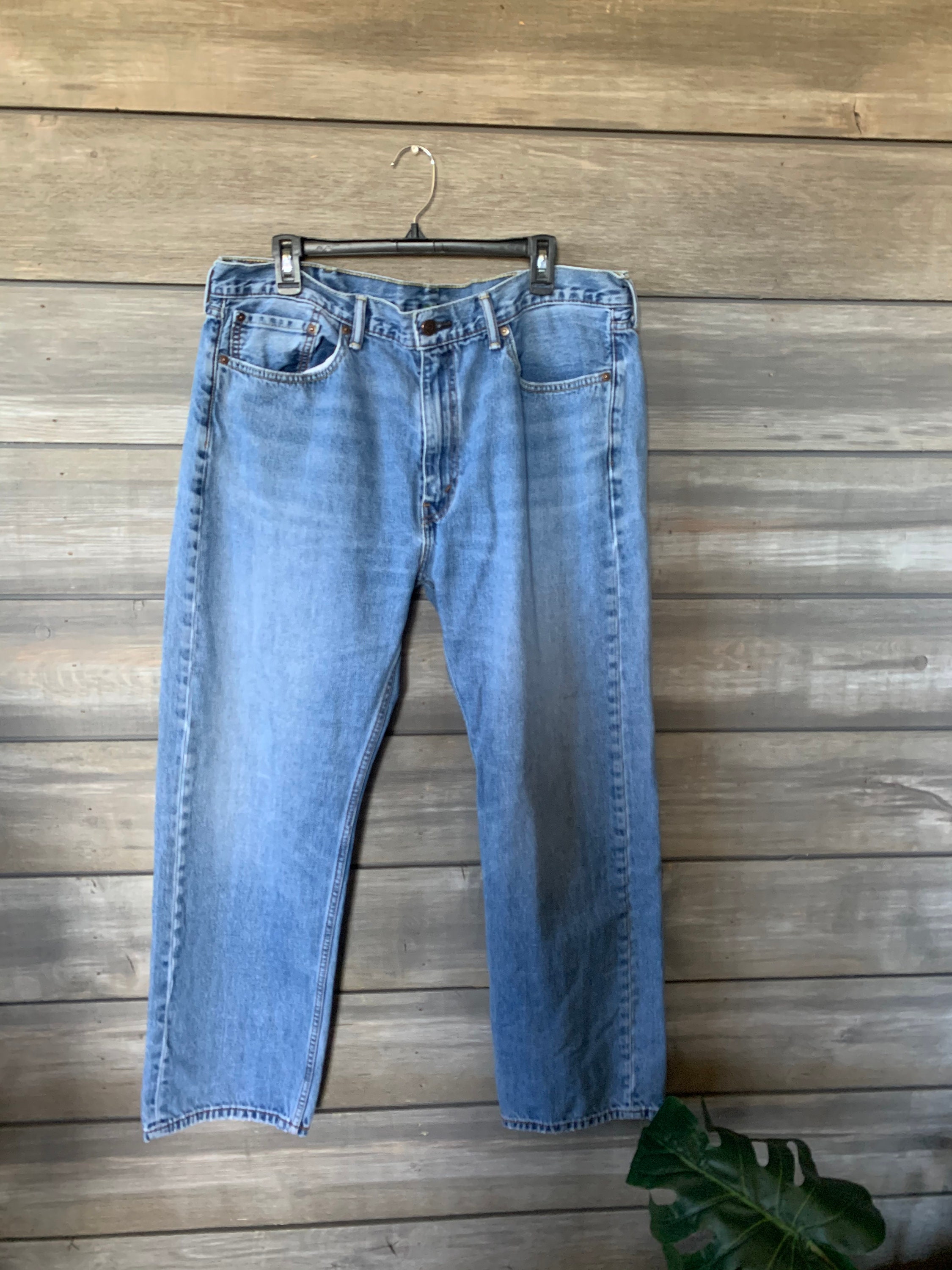 Thrifted Levis 505 Jeans Light Wash Jeans Levis Jeans - Etsy