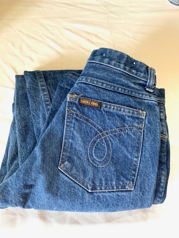 Vintage Jeans Saddle King Jeans 1970's Jeans Re… Gem