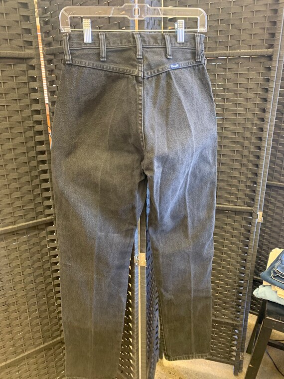 Black vintage wrangler jeans/ black jeans/ wester… - image 6