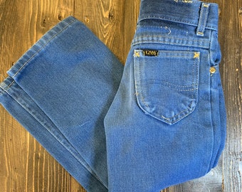 Vintage Kids Lee Jeans | Toodler Jeans | Vintage Lee Jeans | denim Boot Cut | Vintage Kids Jeans |1970's Jeans | vintage jeans
