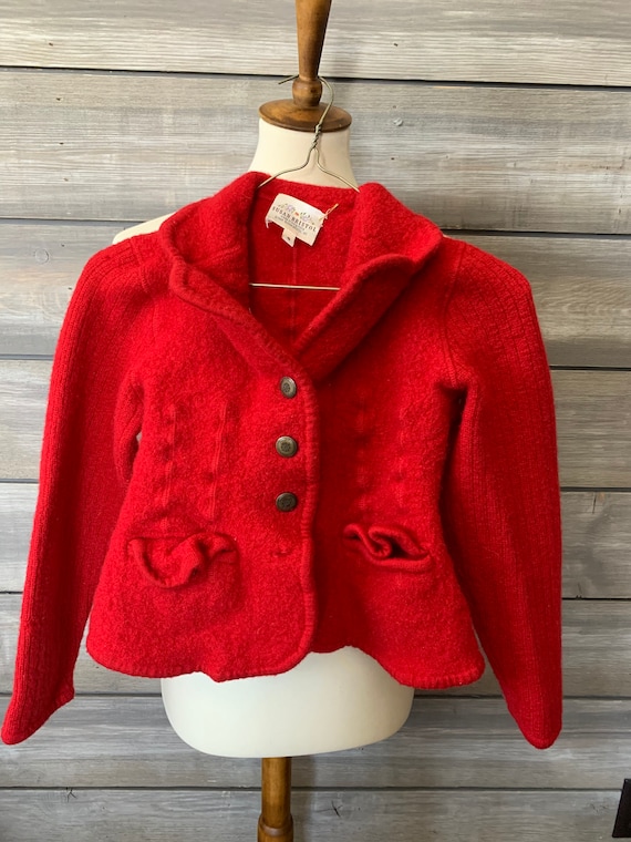 Vintage Kids Coat | Kids Wool Sweater | Thrifted … - image 1