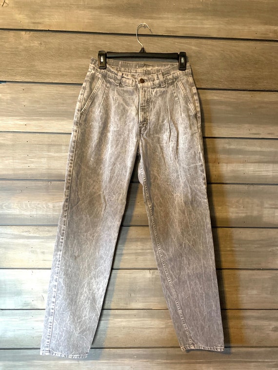 Vintage Levis Jeans | Vintage Grey Stone Wash Jea… - image 4