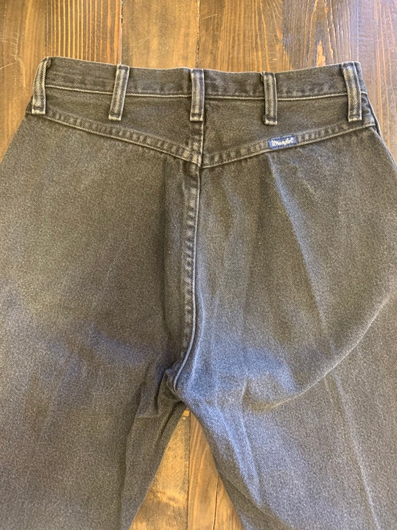 Black vintage wrangler jeans/ black jeans/ wester… - image 5