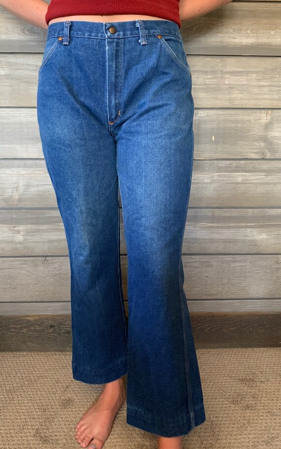 Vintage Wrangler Jeans | 1970's 401 High Waister … - image 2