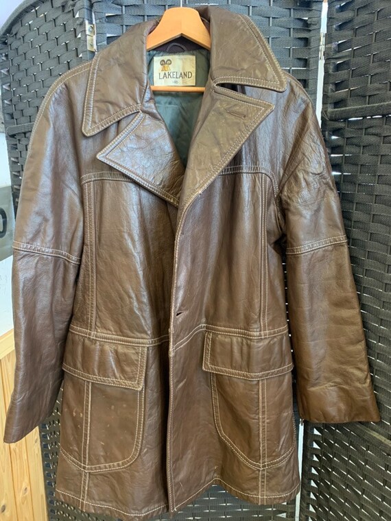 Vintage Leather Jacket | Lakeland 1970's Vintage … - image 8