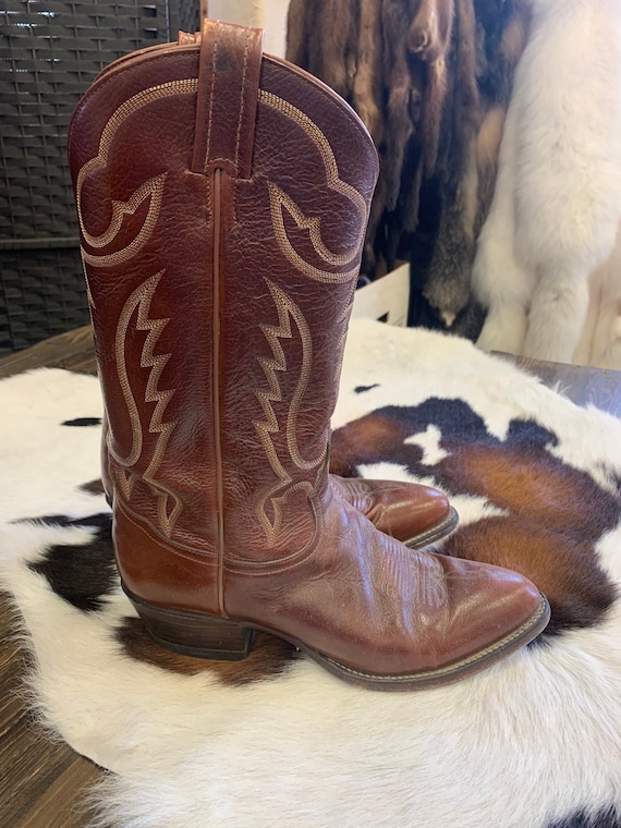 Tony Lama cowboy boots / size 9 / western wear / w