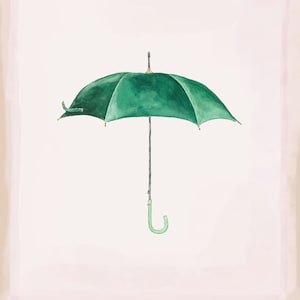 Green Umbrella | art print