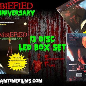 Zombiefied - 10th Anniversary 13 DVD LED SCREAMBOX - New & Sealed Screamtime Films