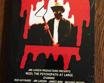 Nigel the Psychopath - Horror VHS Screamtime Films NEW and