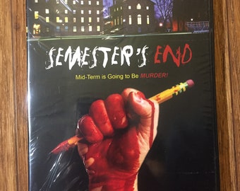 Semester's End - Horror DVD (2020) Nuevo y sellado