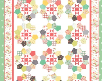 Plain & Fancy *Dresden Quilt Pattern - Layer Cake Friendly* By: Corey Yoder - Coriander Quilts