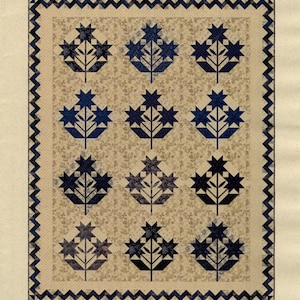 Blue Bells - Pieced Quilt Pattern By: Edyta Sitar  Laundry Basket Quilts  LBQ-0439-P