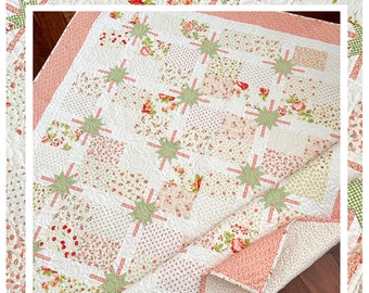 Cream Cheese and Jam *Quilt Pattern - Fat Quarter Friendly* By: Margot Languedoc - The Pattern Basket  TPB2409