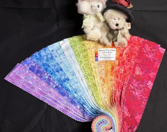 Blooming Day & Night  *Jelly Roll - 32 Strips*  By: Jason Yenter of In The Beginning Fabrics