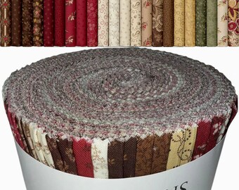 Arabella *Jelly Roll / 2.5" Strips - 40 Pieces* From: Carrie Quinn & Katie Solberg for Marcus Fabrics