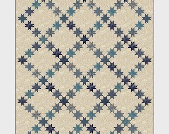 Aurora *Pieced Quilt Pattern*  By: Edyta Sitar - Laundry Basket Quilts  LBQ-0577-P