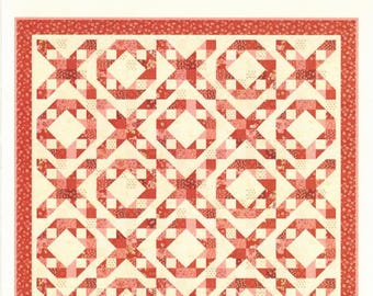 Hugs and Kisses *Pieced Quilt Pattern* By: Edyta Sitar - Laundry Basket Quilts  LBQ-0631-P
