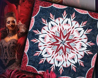 Cabaret *Foundation Paper Piecing Pattern *By: Judy and Bradley Niemeyer-Quiltworx   JNQ00268P32