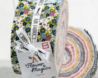 Flower Magic - Jelly Roll/2.5in Strips - 40 Pieces  By: RJR Studio   RJ6210P-2.5S