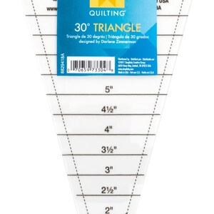 30 Degee Ruler 30 Degree Triangle Ruler * 9in Acrylic * by Darlene Zimmerman From ...