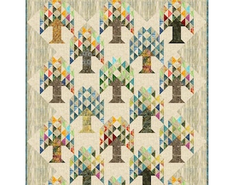 Tree Farm *Pieced Quilt Pattern - Fat Eighth Friendly* By: Edyta Sitar - Laundry Basket Quilts  LBQ-0210-P