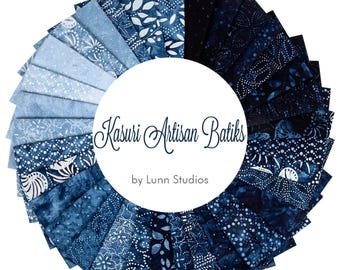 Kasuri Artisan Batiks - Complete Collection *34 Pieces* By: Lunn Studios & Robert Kaufman Studios