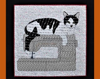 Stitch Regulator *Wall Hanging Quilt Pattern* From: Trouble & Boo Designs