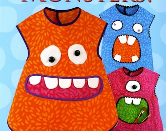 Smock Monsters!  *Toddlers Apron Pattern (18 mos - 2T 3T 4T 5 6 7) * From: Rebecca Ruth Designs