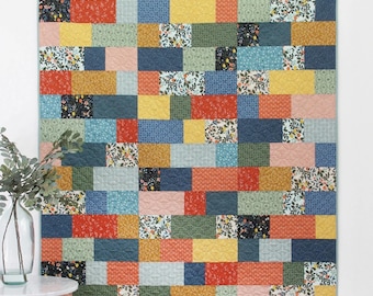 Sidewalk  *Fat Quarter Friendly Quilt Pattern in 2 Sizes * From: Cluck Cluck Sew  #223