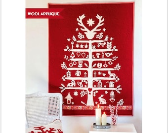 Jul i Scandinavia  *Pieced & Applique Quilt Pattern Booklet*   By: Sherri Noel