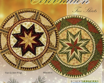 Christmas Celebration - 62" Round Tree Skirt*Foundation Paper Piecing Pattern &/or Replacement Papers* By: Judy Niemeyer Quilting- Quiltworx