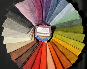 Color Wash Woolies Flannel *Fat Quarter Bundle - 28 Pieces* By: Bonnie Sullivan - Maywood Studio  FQ-MASCOLW