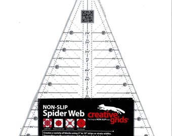 Spider Web *Acrylic Template Ruler* By: Karla Alexander - Creative Grids CGRKA6