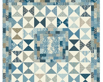 Boxwood *Pieced Quilt Pattern* By: Edyta Sitar - Laundry Basket Quilts  LBQ-1371-P