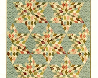 Sweet Blend- Pieced Quilt Pattern By: Edyta Sitar  Laundry Basket Quilts LBQ-0616-P