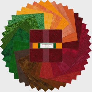 Autumn Grace *Layer Cake (10x10) - 10 Karat Gems - 42 Pieces* From: Wilmington Fabrics
