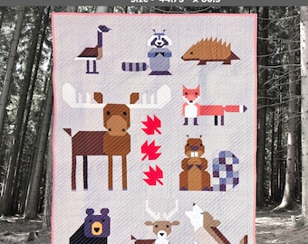 Wonderful Woodland *Quilt Pattern* From: Art East Quilting Co.
